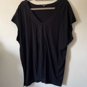 Adrianna Papell cap sleeve top 3x